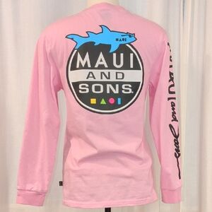 Pink Graphic Long Sleeve Tee - NWOT